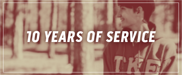 Ten Years of Service
